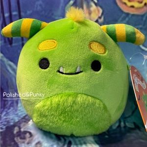 Squishmallow Callum the Green Monster ~ new in box ~ 5 inch ~ Halloween 2023
